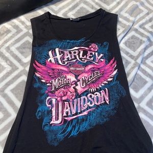 Harley Cut Off Tank Top